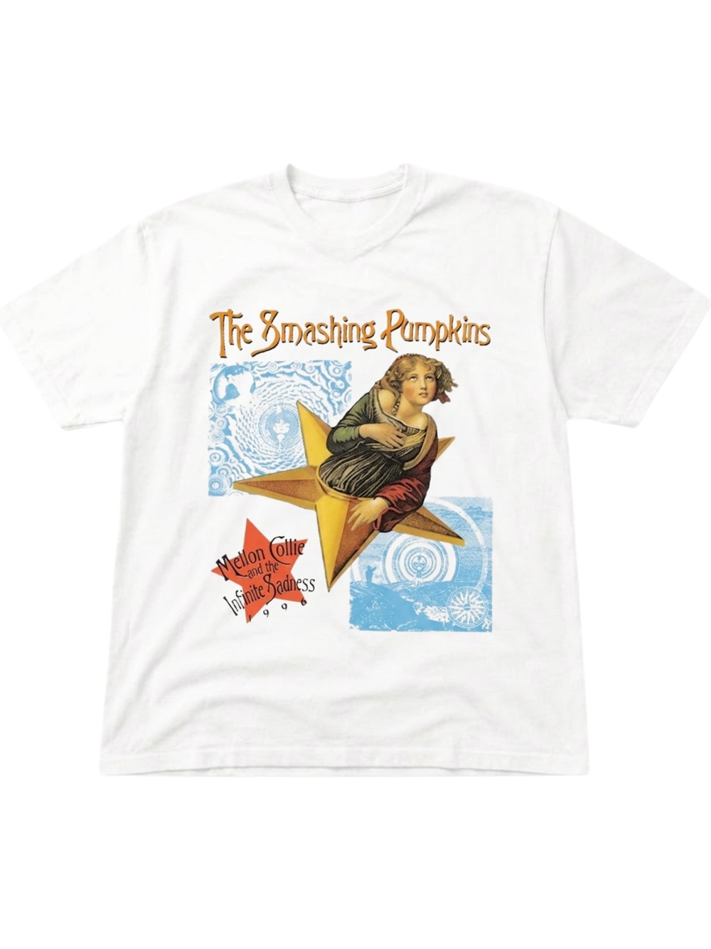 Gildan The Smashing Pumpkins White Graphic Band T-Shirt